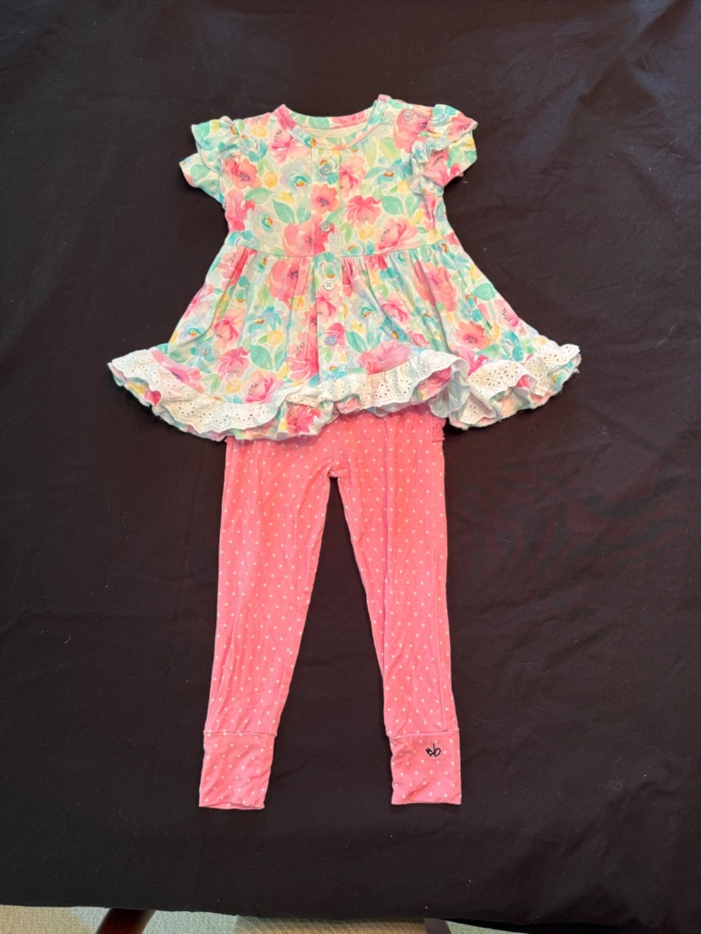 EUC Birdie Bean Peplum outfit